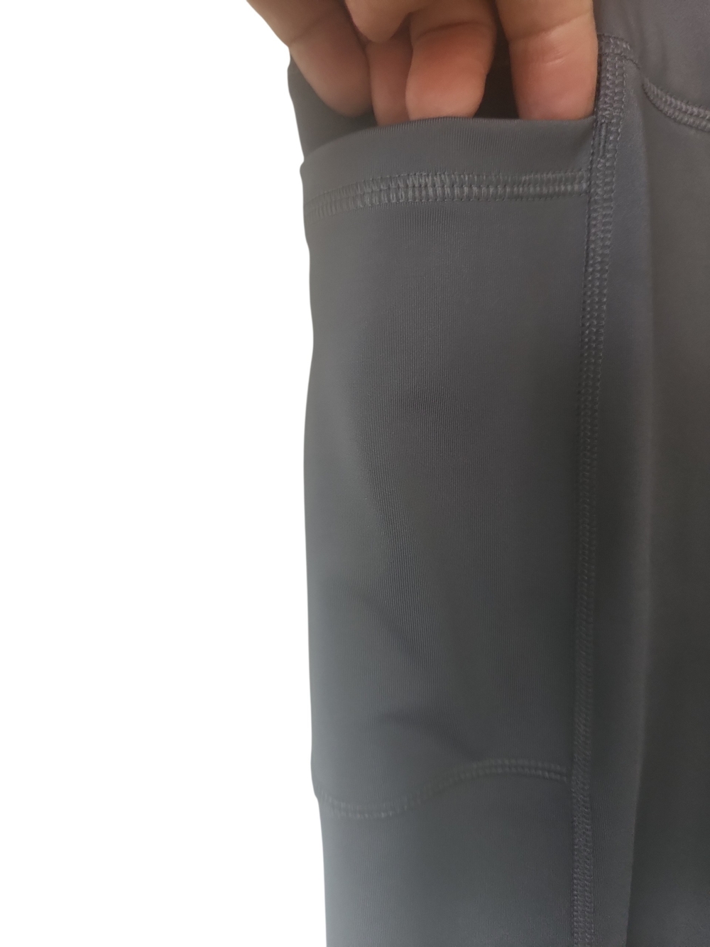NWOT Columbia Women's Gray Active Cargo Pocket Athletic Workout Leggings Size M - Picture 4 of 10